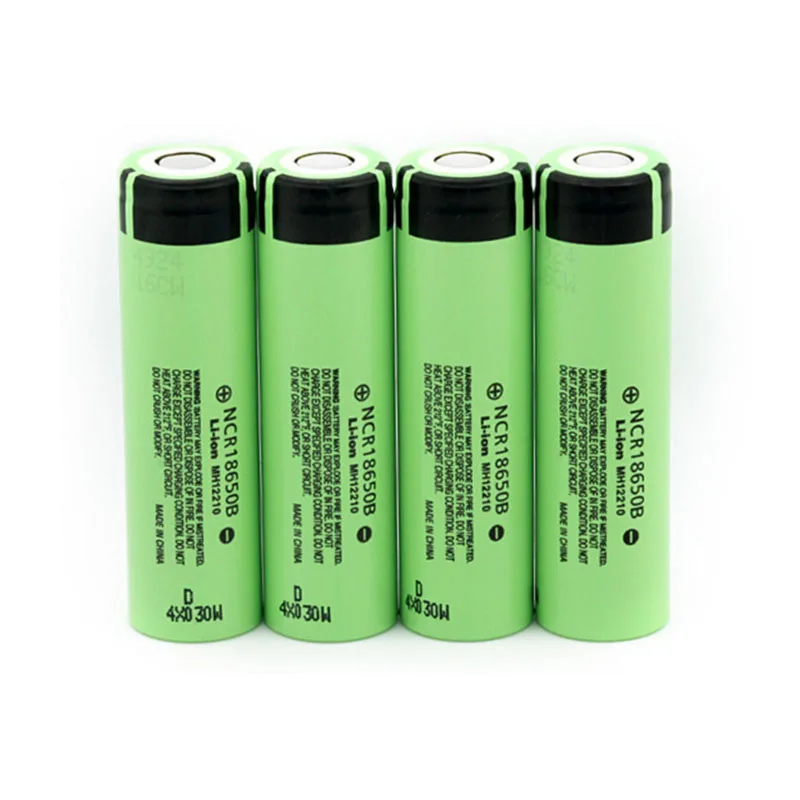 Batteria ricaricabile GTF 100% originale 3.7V 3400mAh 18650 con caricabatterie per batteria 26650 14500 18340 18650