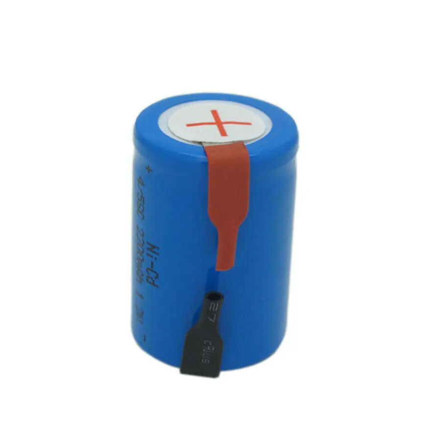 4 sztuk ni-cd 4/5 SC Sub C 1.2V 2200mAh akumulatory do latarki wentylator elektronarzędzia akumulator NICD SC komórki z zakładką spawania