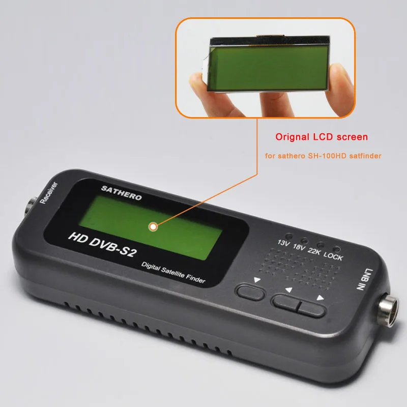 Asli Sathero Aksesoris Profesional Layar LCD untuk SH-100HD Digital Satelit Pencari Gratis Pengiriman