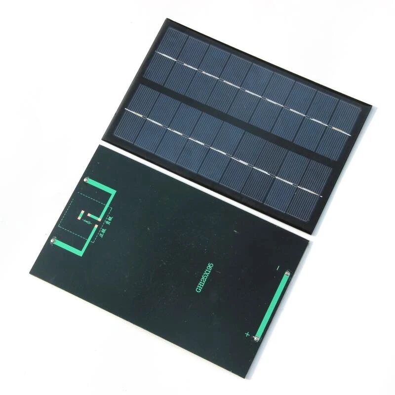 Customized 9V Small Solar Panels 125*195MM 3W Solar Cell for Courtyard Lighting System DIY Solar Energy System 200PCS