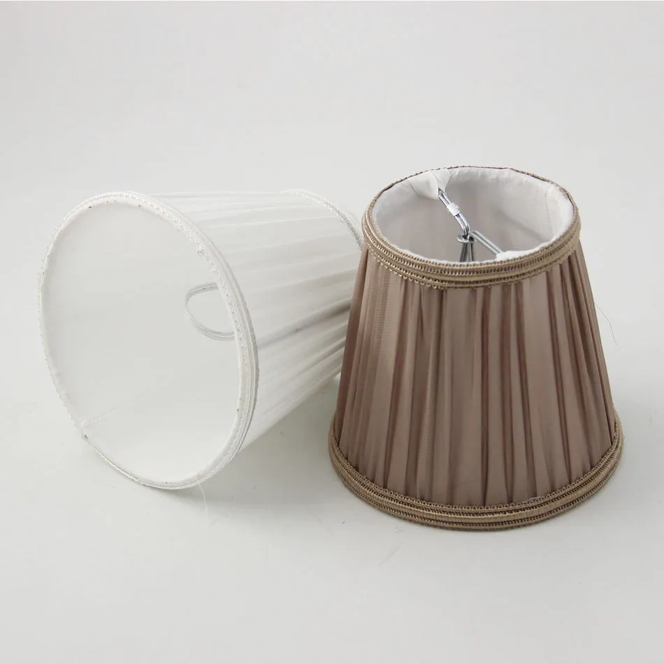 Dia 12.5cm japanese wall lamp shades decorative , fabric lampshade chandelier, Clip on