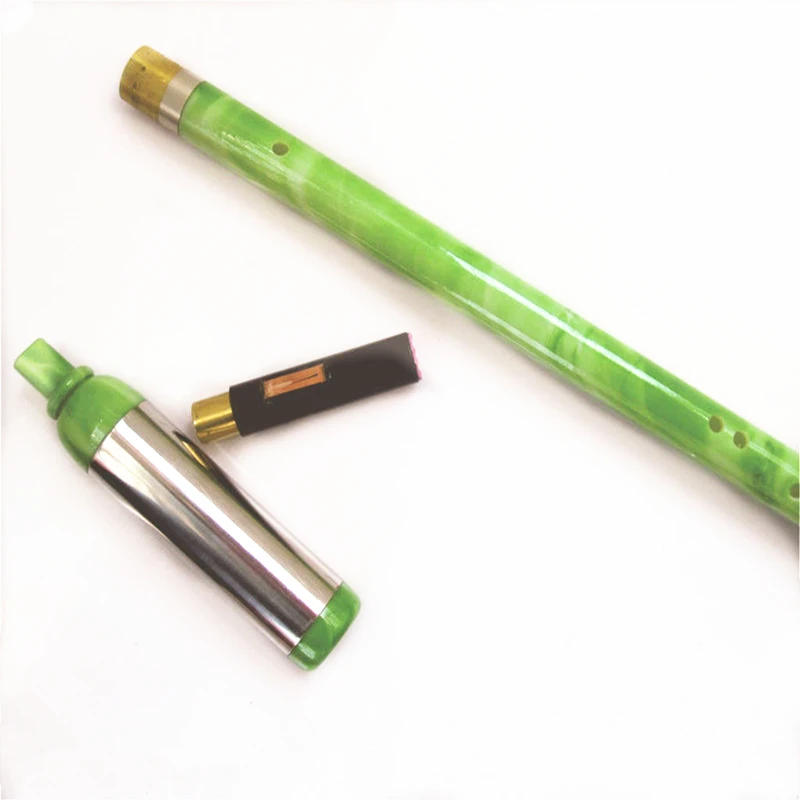 Imitation Jade Bawu Flute, Transverse Playing Bawu, Handmade Musical Instrument, Woodwind Flutes, F/G Key