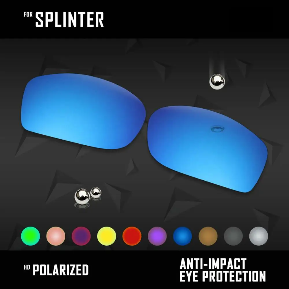 OOWLIT Lenses Replacements For Oakley Splinter Sunglasses Polarized - Multi Colors