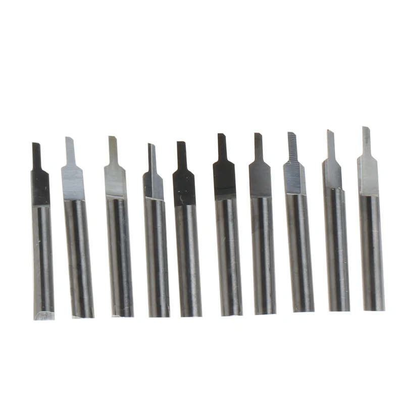 

10pcs 3.175*1.2*5mm CNC Straight Cutter Router Bits Carbide Cutting Tools Engraving Bits Tool Bit on PVC,Wood,Machine