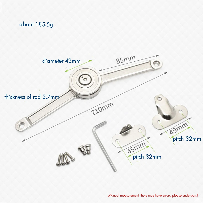 Folding Lid Support Hinge Soft Close &Open Gas Spring Lid Lift Up Stay Buffer Damper for Kitchen Cabinet Door Cupboard Toy Box