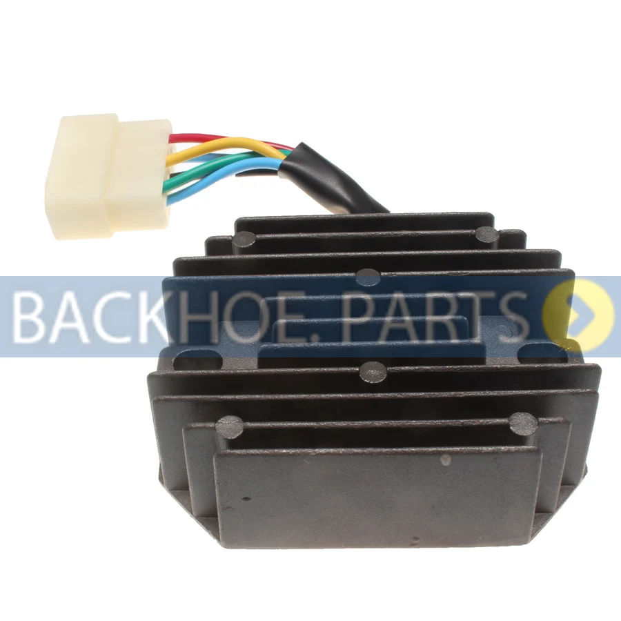 

12V Voltage Rectifier Regulator 6 Wire 15531-64601 for Kubota Tractor B1550 B1700 B2100 B2320 B2400 B2650 B3030 B3200 B3350