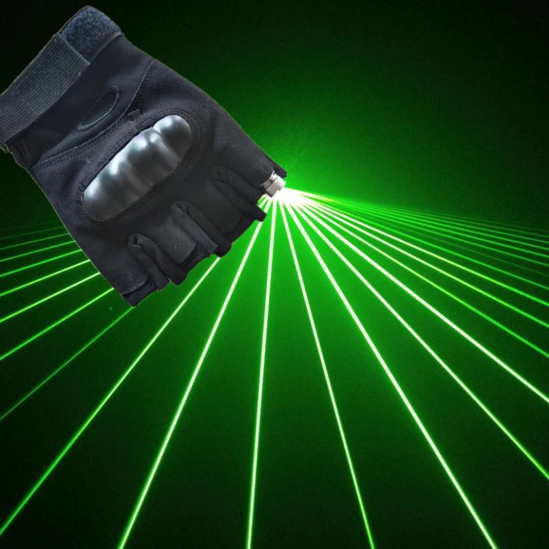 

New design laser man show gloves dj 1 pcs green laser gloves for stage laser dance show performance Christmas