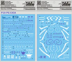 D.L high quality Decal water paste For PG 1/60 PG GN-00 EXIA & Base Avalanche Sword model DL101