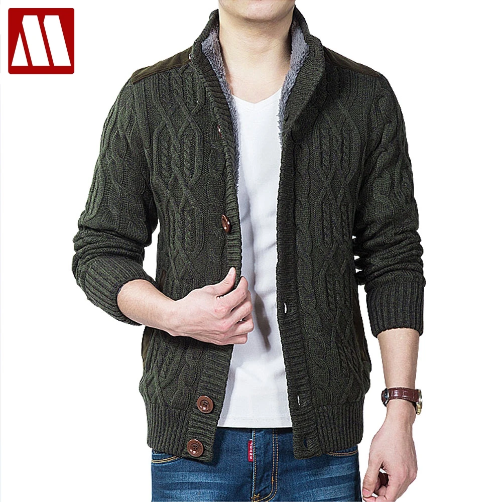 Man's Sweater Fashion Autumn Winter Wool Cardigans Men's Casual Thick Warm Sweater Coats Male 2022 Knitting Sweter Hombre S-3XL