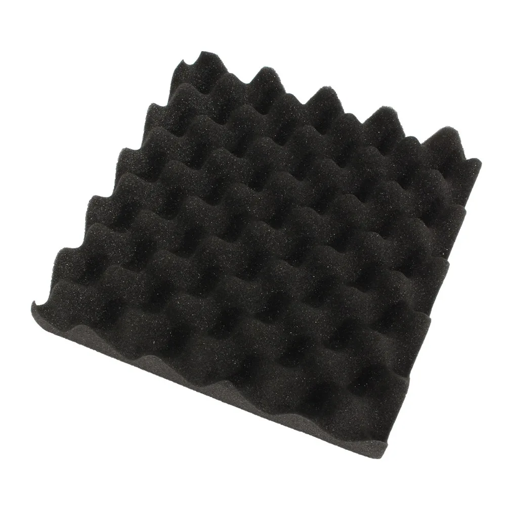 25X25X5CM Soundproofing Foam Egg Crate Studio Acoustic Foam Soundproofing Treatment Egg Profile Tile Wedge Sponge