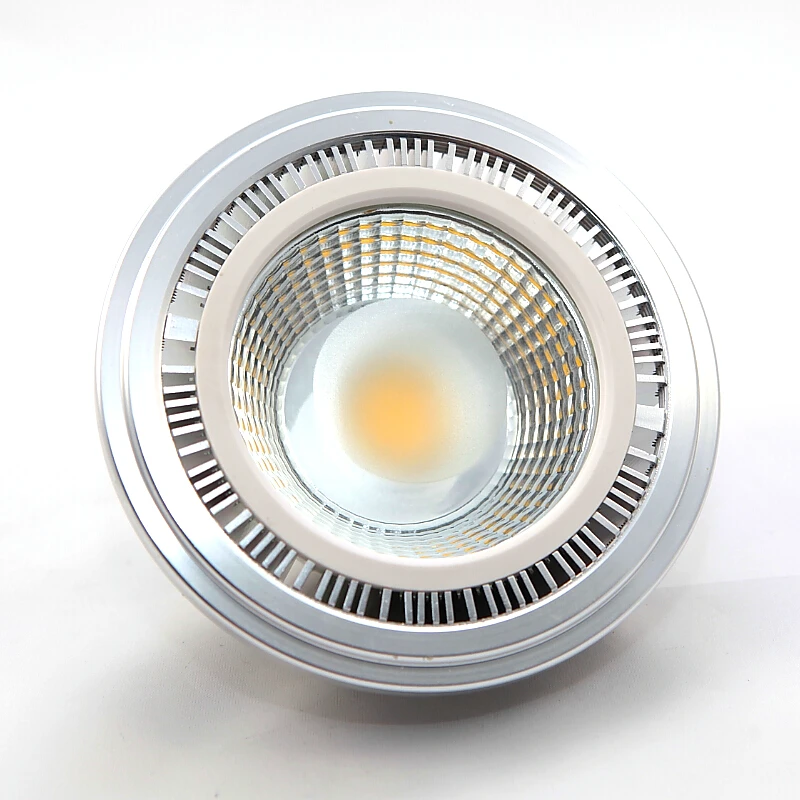 

8PCS 15W COB Dimmable GU10 G53 Base AR111 QR111 ES111 LED AR111 Lamp AC85-265V DC12V LED Ceiling Light LED Spotlight