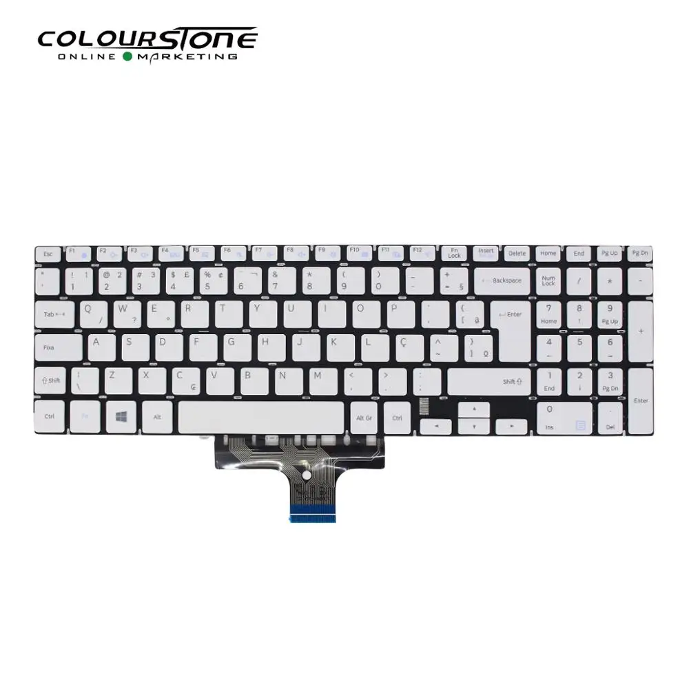 NP500 BR laptop keyboard for Samsung NP500R5K NP500R5L NP500R5H keyboard white keyboard no frame