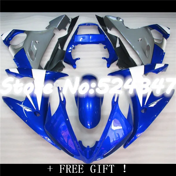 Hey-YZF R6 fairing for  YZF R6 2003 2004 2005  YZF-R6 YZFR6 03 04 05 fairing kits Blue black for Yamaha