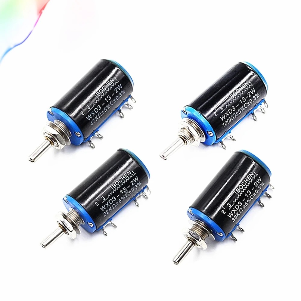 WXD3-13-2W 100 200 220 470 680 Ohm 1K 2.2K 3.3K 4.7K 5.6K 6.8K 10K 22K 33K 47K 100K Ohm Wirewound Potentiometer Free shopping