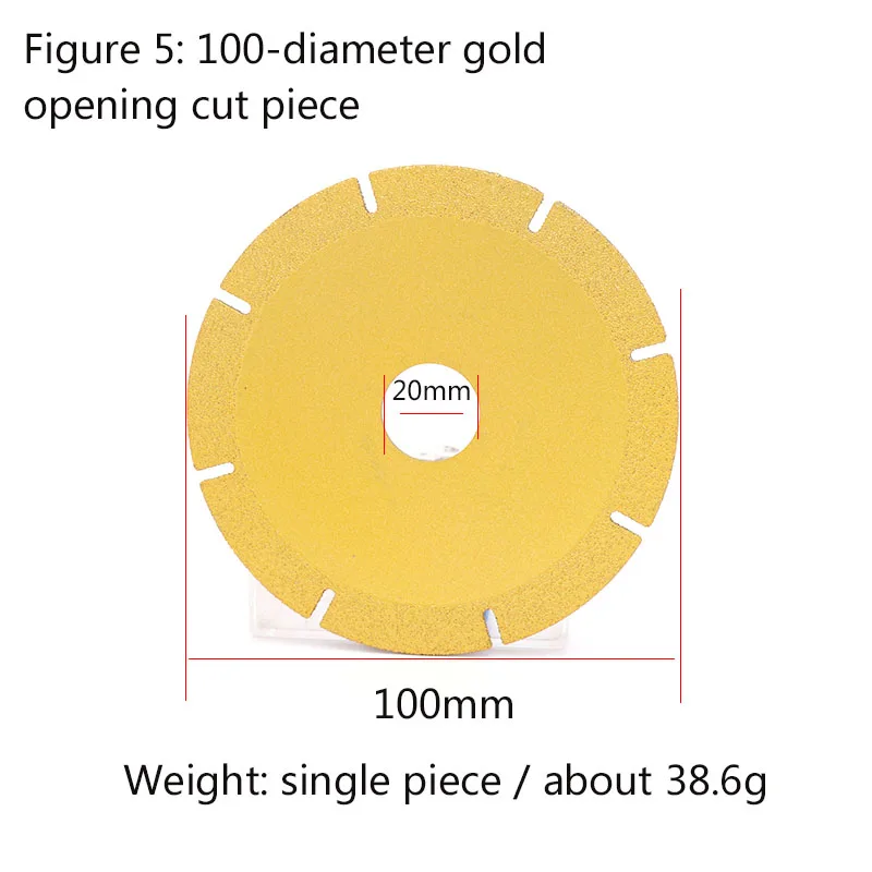 4 inch 100mm Diamond Saw Blades Marble Grinding Sheet Angle Grinder Glass Polishing Cutting Discs Wheel Rotary Abrasive Tools