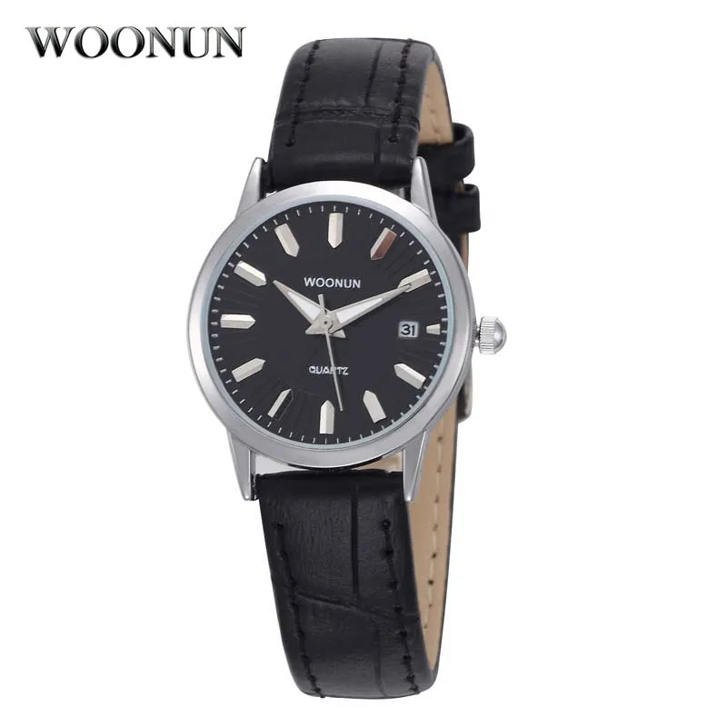 

2020 Luxury Brand WOONUN Women Watches Fashion Casual Leather Strap Quartz Wristwatch Women Thin Watches relogio feminino