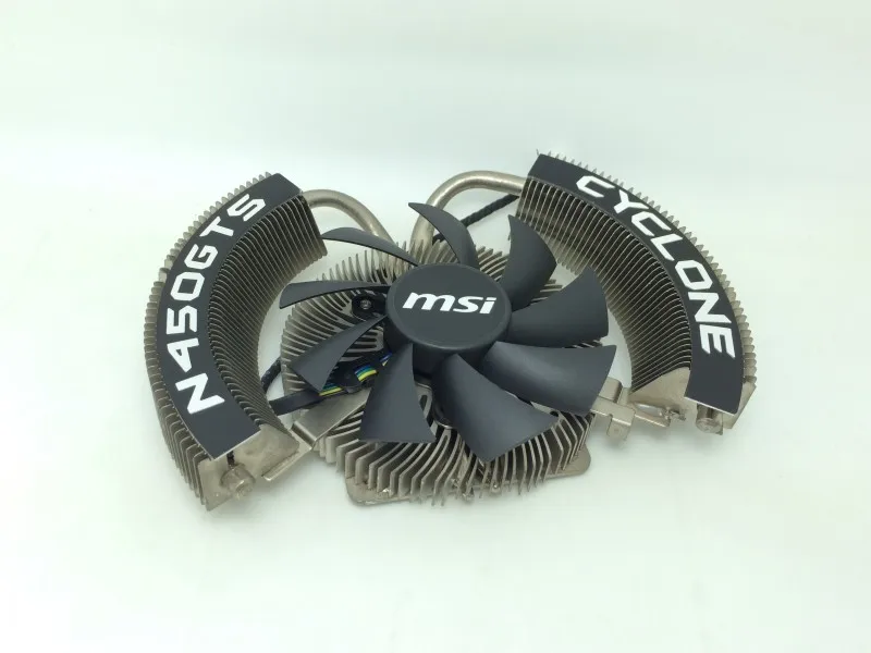 

New Original for MSI GTS450 CYCLONE blade two heat pipe radiator cards cooling fan