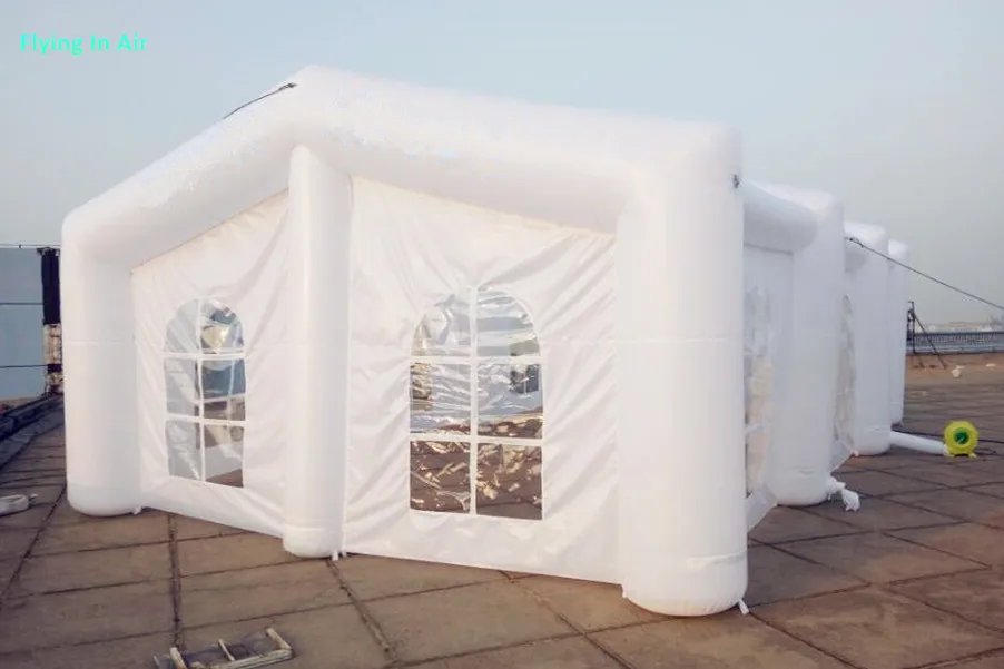 Outdoor Large Inflatable Marquee Frame Party Tent Airblown Structure House For Wedding Decoration