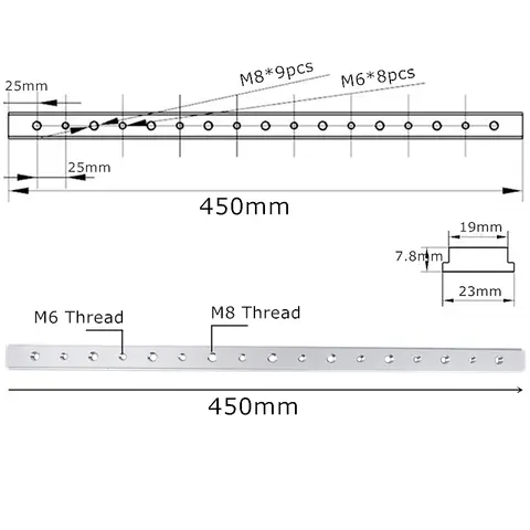 8 best sales t-spår i aluminium - №8