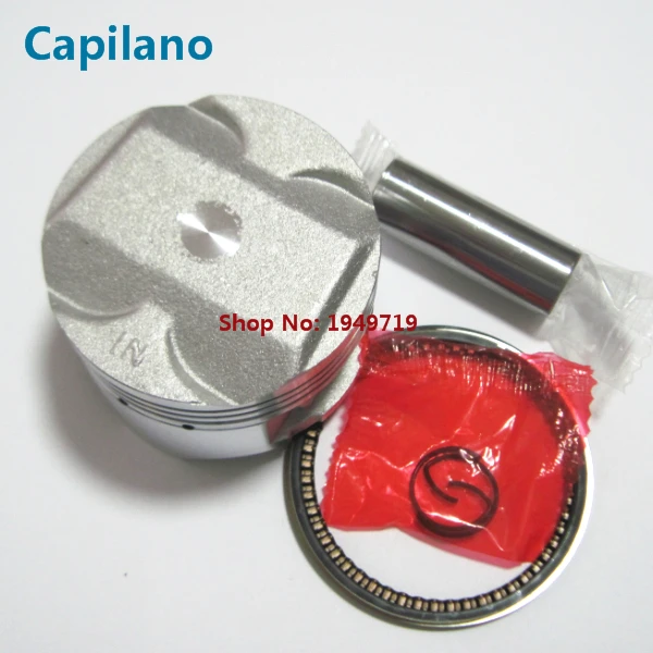 دراجة نارية VF125 مجموعة المكبس مع حلقة المكبس 56.5 مللي متر لقطع غيار المحركات Daelim 125cc VF 125 (4 مكبس صمام) #2