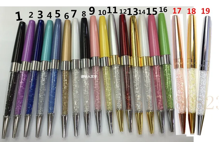 crystal pen Ballpoint pen lady student lovely gift crystals stellar stardust Pen