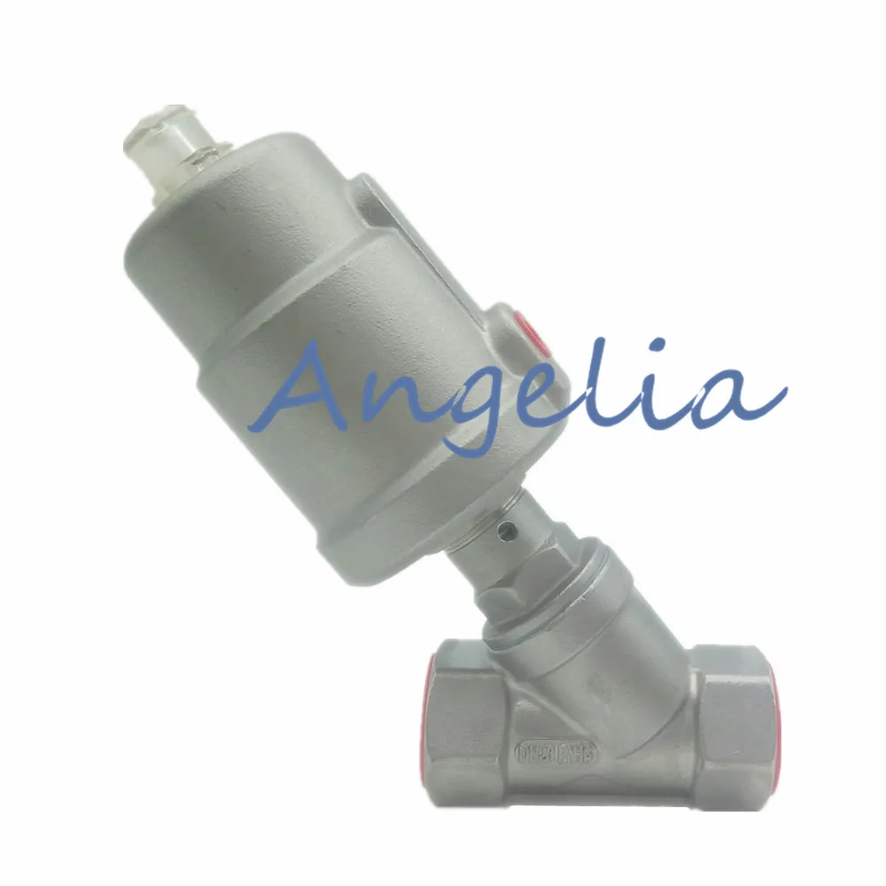 

DN65 NPT Thread Stainless Steel 304 Normally Closed Single Acting Air Actuated Angle Seat Valve NC