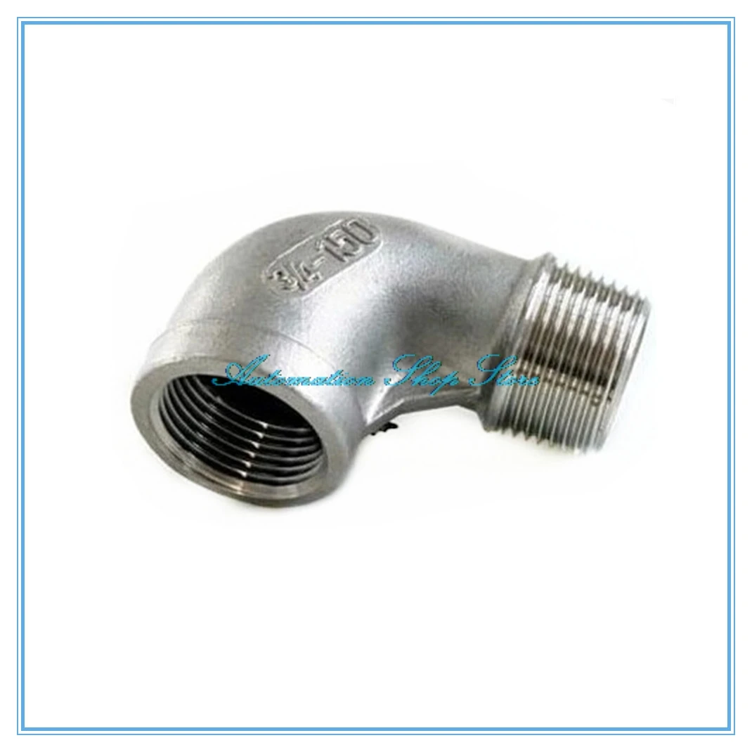 

BSPT 1/8" 1/4" 3/8" 1/2" 3/4" Stainless Steel SS304 Female-Male Fuel Street Elbow Threaded Pipe Fittings For Water Gas Oil