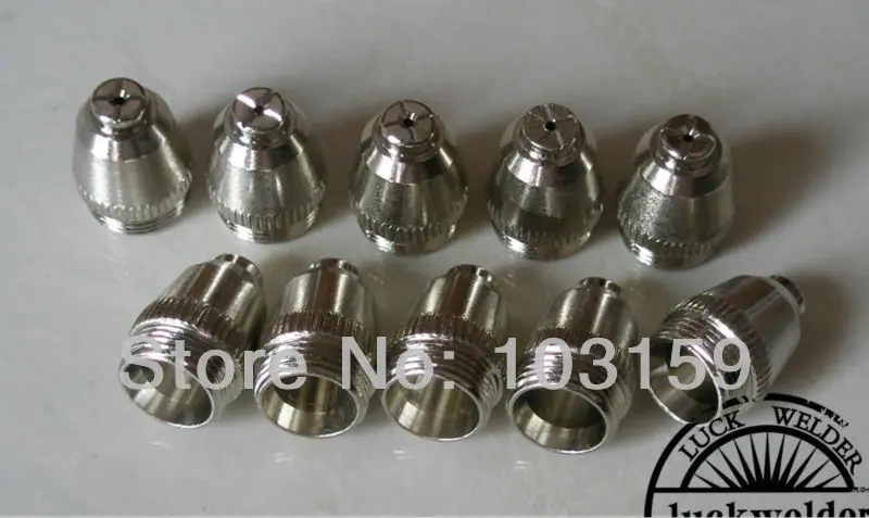 WSD-60 WSD-60P AG-60 Tip Nozzle Electrode Shield Cup Fit 60A Air Plasma Cutter Cutting Torch 55PCS