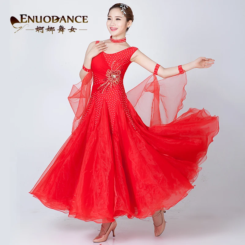 

New ballroom waltz modern dance dress ballroom dance performance dresses standard ballroom dancing clothes tango dress