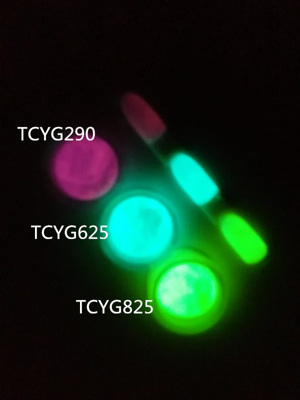 TCYG825 Glow in dark pigment Yellow Green Light Color long last glowing, luminescent powder,Noctilucent powder