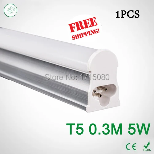 

Super Brightness 5W T5 led Tubes 300mm SMD 2835 Led Bulbs lights Fluorescent Tubes AC85~265V Constant Current free shipping