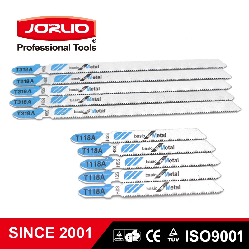 Jigsaw Blade Set 20pcs T-Shank T318A / T118A for Wood Plastic Metal Renovator Power Tool