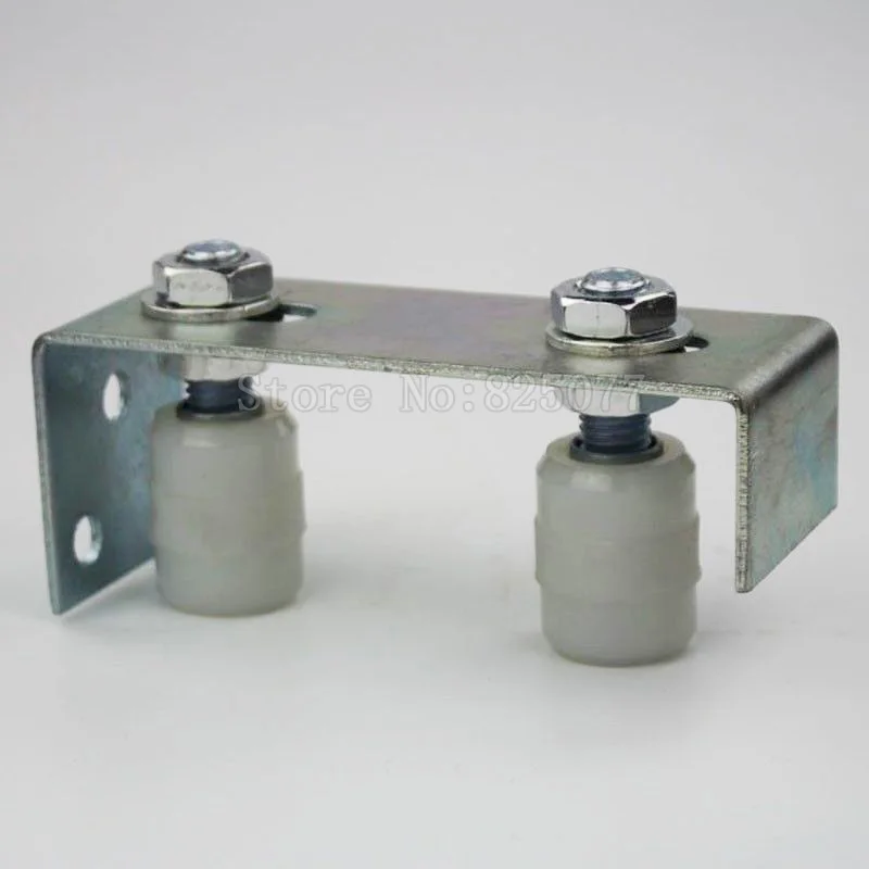 1PCS Sliding Gate Upper Guide Nylon Roller w/ Electroplated Bracket Anti-Rush ED67