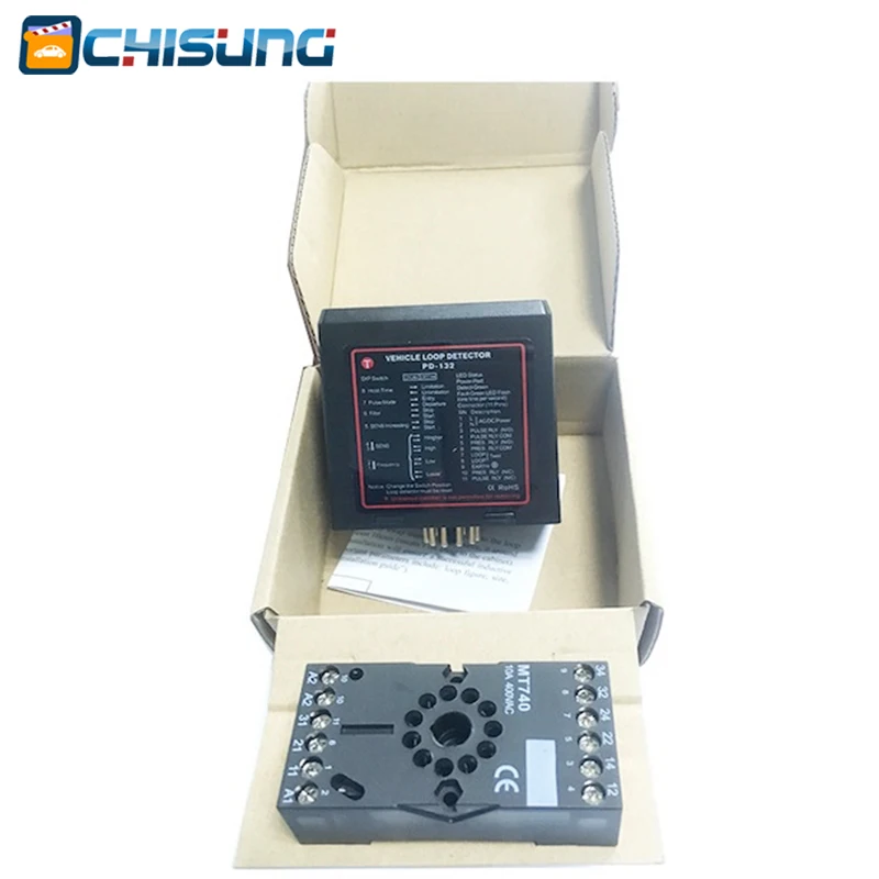 Car Park Barrier Loop Detectors PD132 Inductive Vehicle Loop Detector / Loop Sensor For Vehicle Access