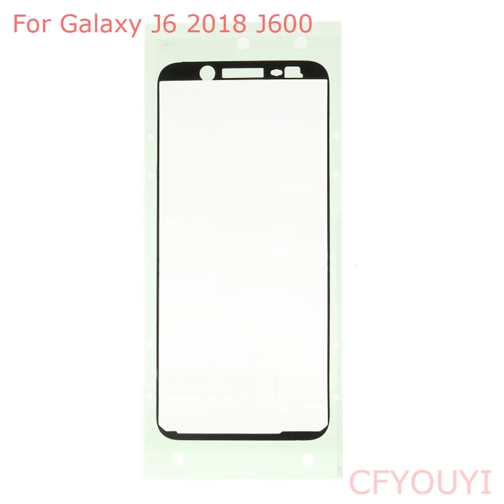 Наклейка на переднюю рамку корпуса для Samsung Galaxy J6 2018 J600F J600FD J600DS, 50 шт./лот