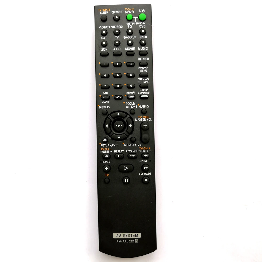 

RM-AAU022 New Replacement Remote Control For SONY AV System Fit RM-AAU020 STR-KS2300 STR-DG520 RM-AAU019 STR-DG520B STR-DG710