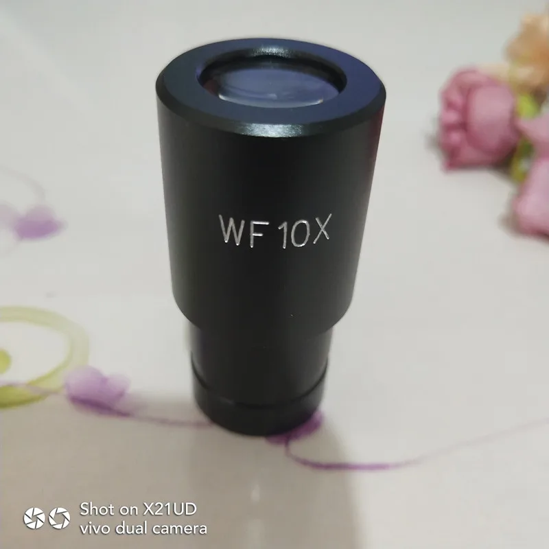 عدسة تكبير WF10X 16 مللي متر في مجال الرؤية مجهر بيولوجي صغير العدسة مع حجم التركيب 20 مللي متر