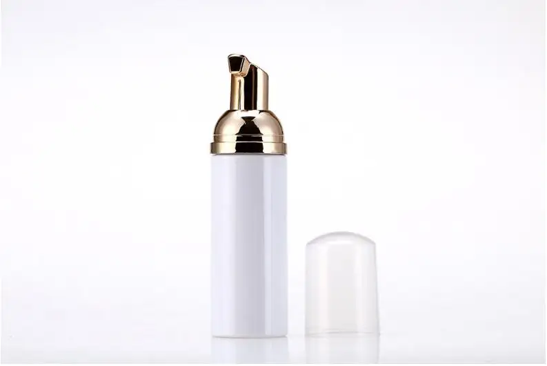 500Pcs 50ml Empty Plastic Foamer Bottle Pump White Liquid Soap Dispenser Best Cheapest Foam Bottle With Golden Foam BottleSN1661