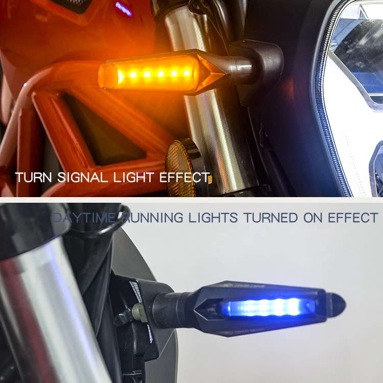 Motorcycle Signal lights steering lights modified accessories sports car LED turn signal scooter personality Driving lights