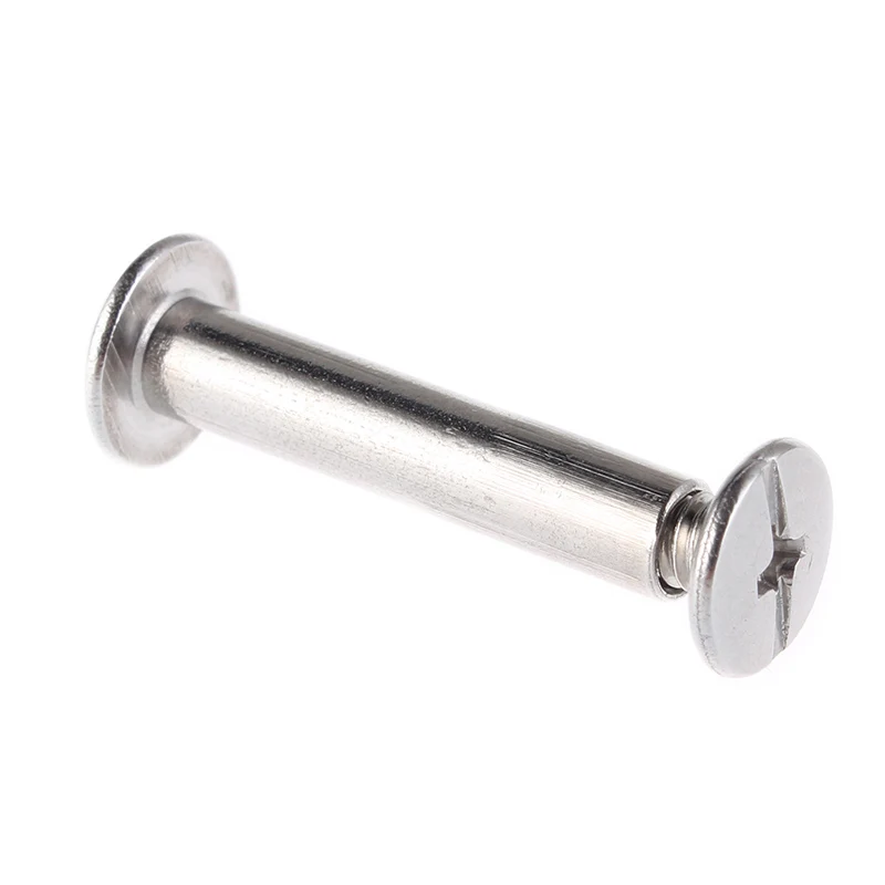 10/5pcs M4 M5*4-30mm stainless steel Sex bolt snap rivet chicago screw book blnding post screws