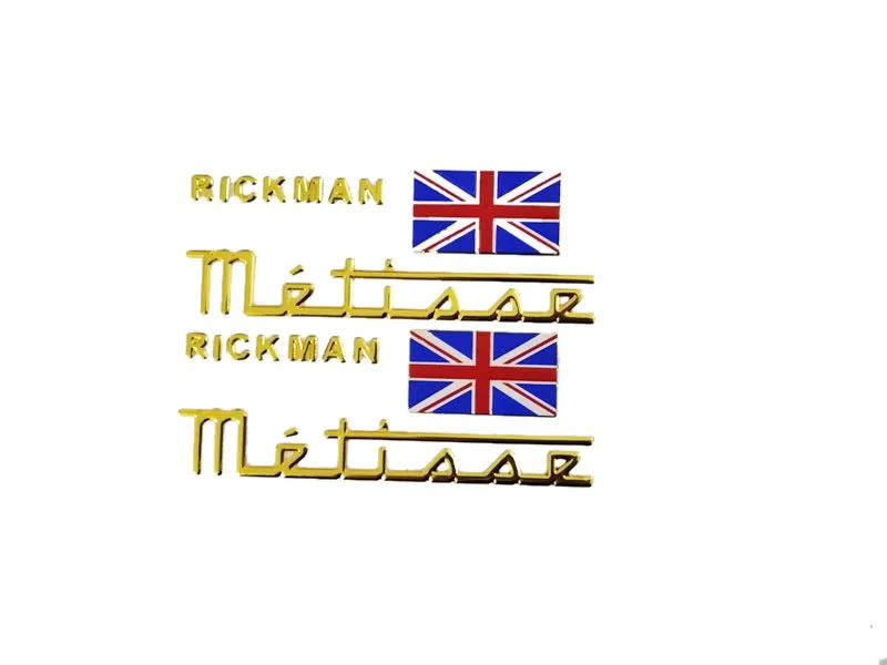 Motorcycle high-quality stereo 3M Reflective stickers fit for Rickman Metisse tank stickers decals one pair