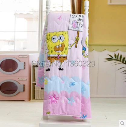 100%Cotton Cartoon Bear Sponge Adult Children Summer Quilt Blanket Set Printed Textile Bedspreads BeddingSet Cover Freeshipping