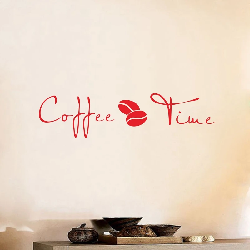 Coffee Wall Art Decal Sticker , vinyl coffee wall stickers for coffee shop or office decor - Image 4