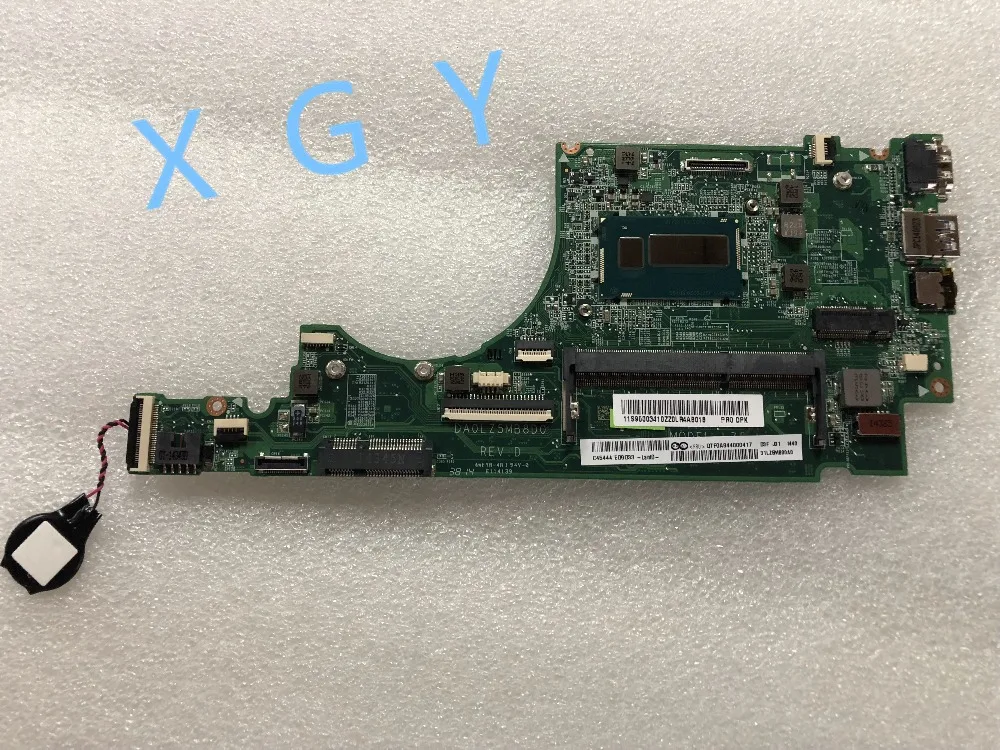 

DA0LZ5MB8D0 REV:D For Lenovo For ideapad U330 U330P Laptop Motherboard SR16Q i3-4010U DDR3L 100% Tested OK