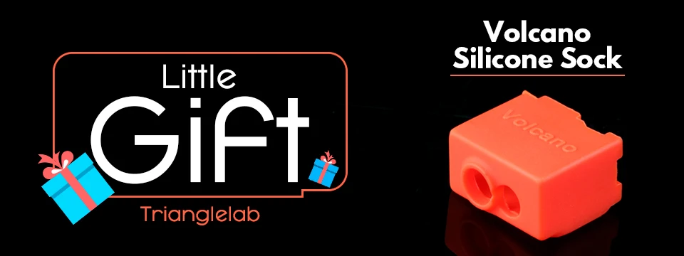 Trianglelab Hochtemperatur 3D-Druck Upgrade-Kit Volcano Hotend A2 Gehärteter Stahl Volcano Düsen für Peer Peek PEI CF – Detail 1