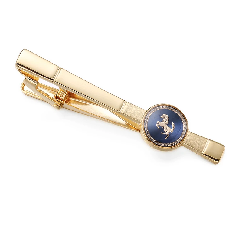 High quality fashion business tie clip brand horse tie clip men\'s wedding shirt tie pin accessories