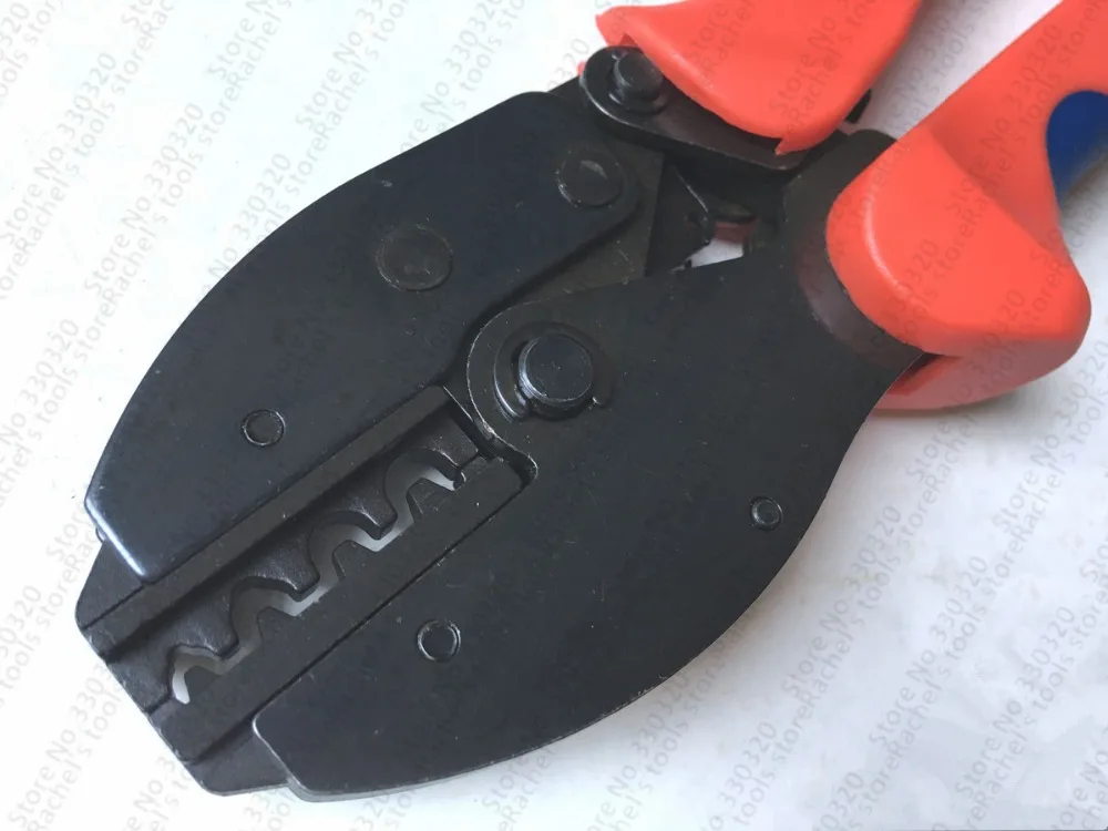 Herramientas de prensado de terminales de horquilla de anillo sin aislamiento desnudo frío, alicates de prensado de 0,5-16 mm2 LY-0516