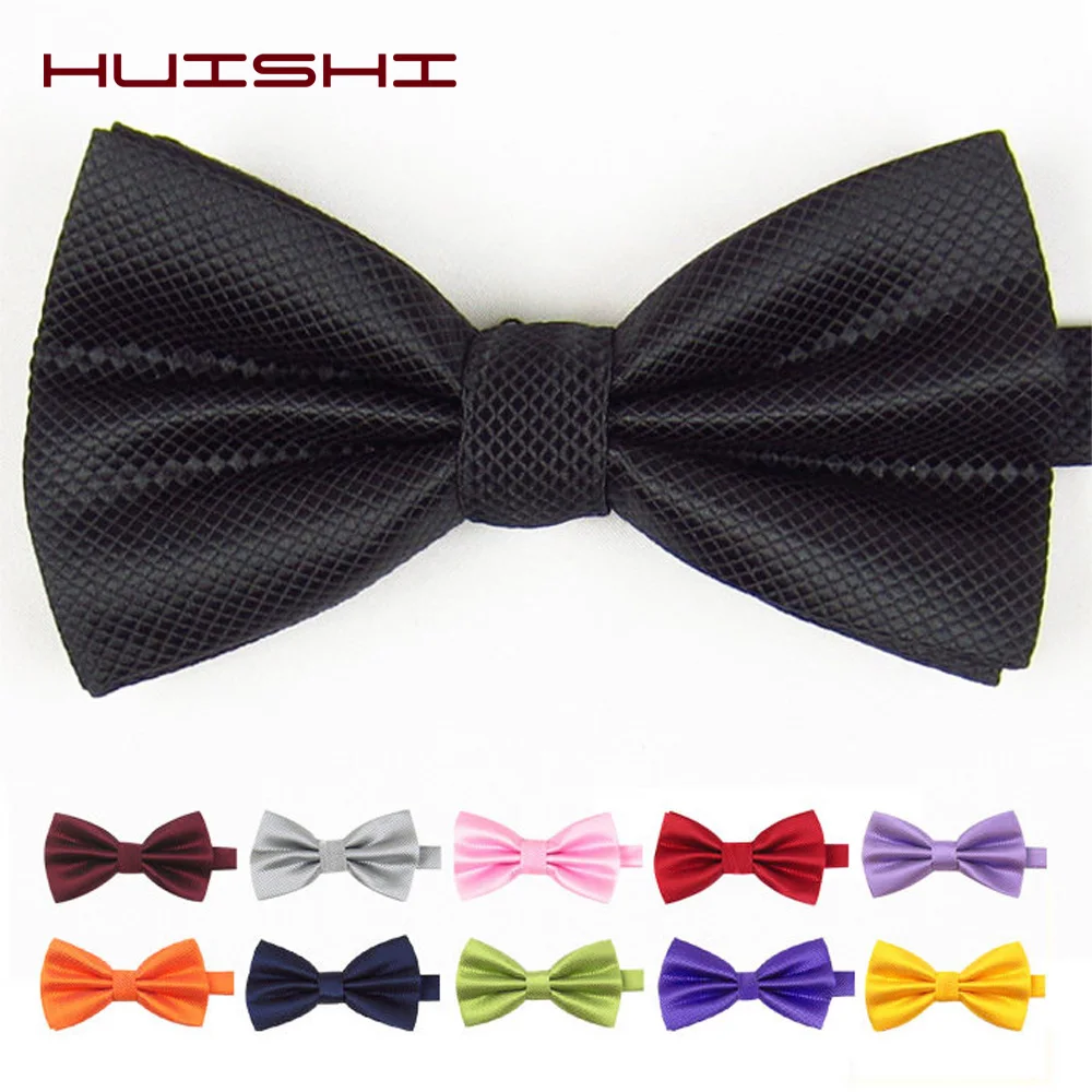 24 Solid Colors Elegant Men's Bow tie Fashion Bowtie Wedding Cravat Gravata Male Marriage Fashion Bow Ties Men Suit Accessories