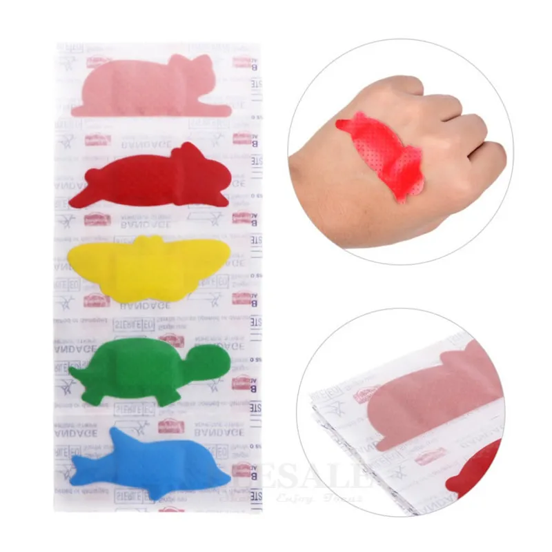 30Pcs/pack Cute Animal Cartoon Wound Adhesive Bandages Waterproof Medical Anti-Bacteria Band-Aids For Emergency Kits