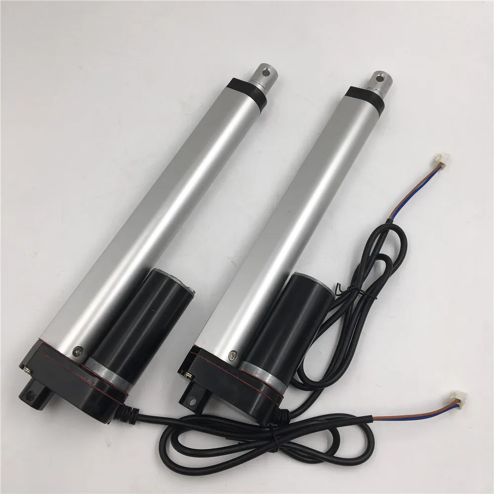 1PC 150kg Lift DC Electric Linear Motion Actuator 12V 10mm/s 330lbs Stroke 30mm 50mm 80mm 100mm 200mm fpr Stage machinery